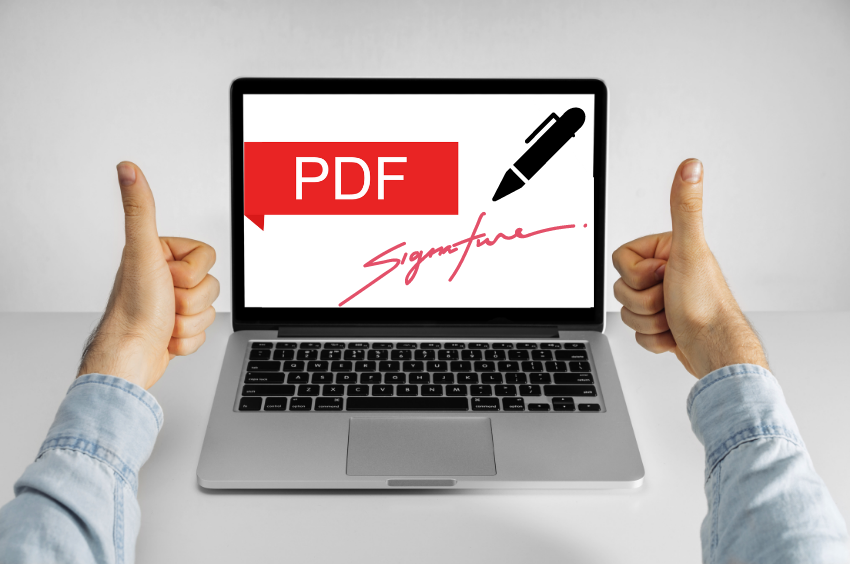 how to digitally sign a pdf