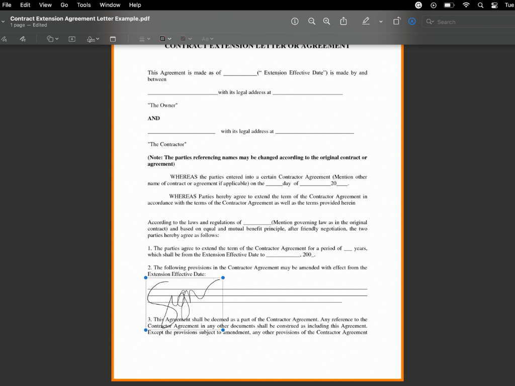 how to sign a pdf on mac