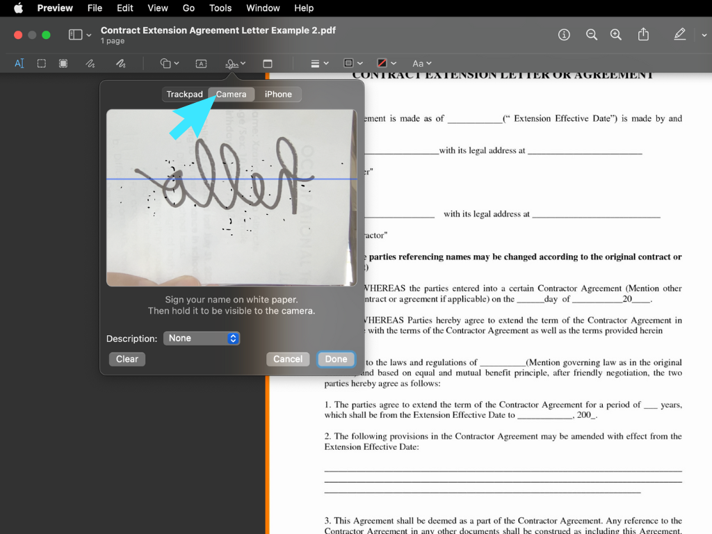 how to sign a pdf on mac