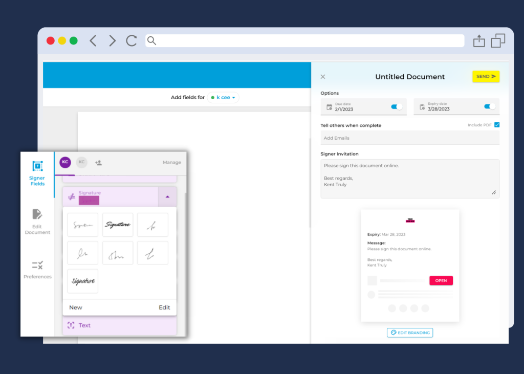 Digital Signature Wizard: Making eSignature Requests a Breeze