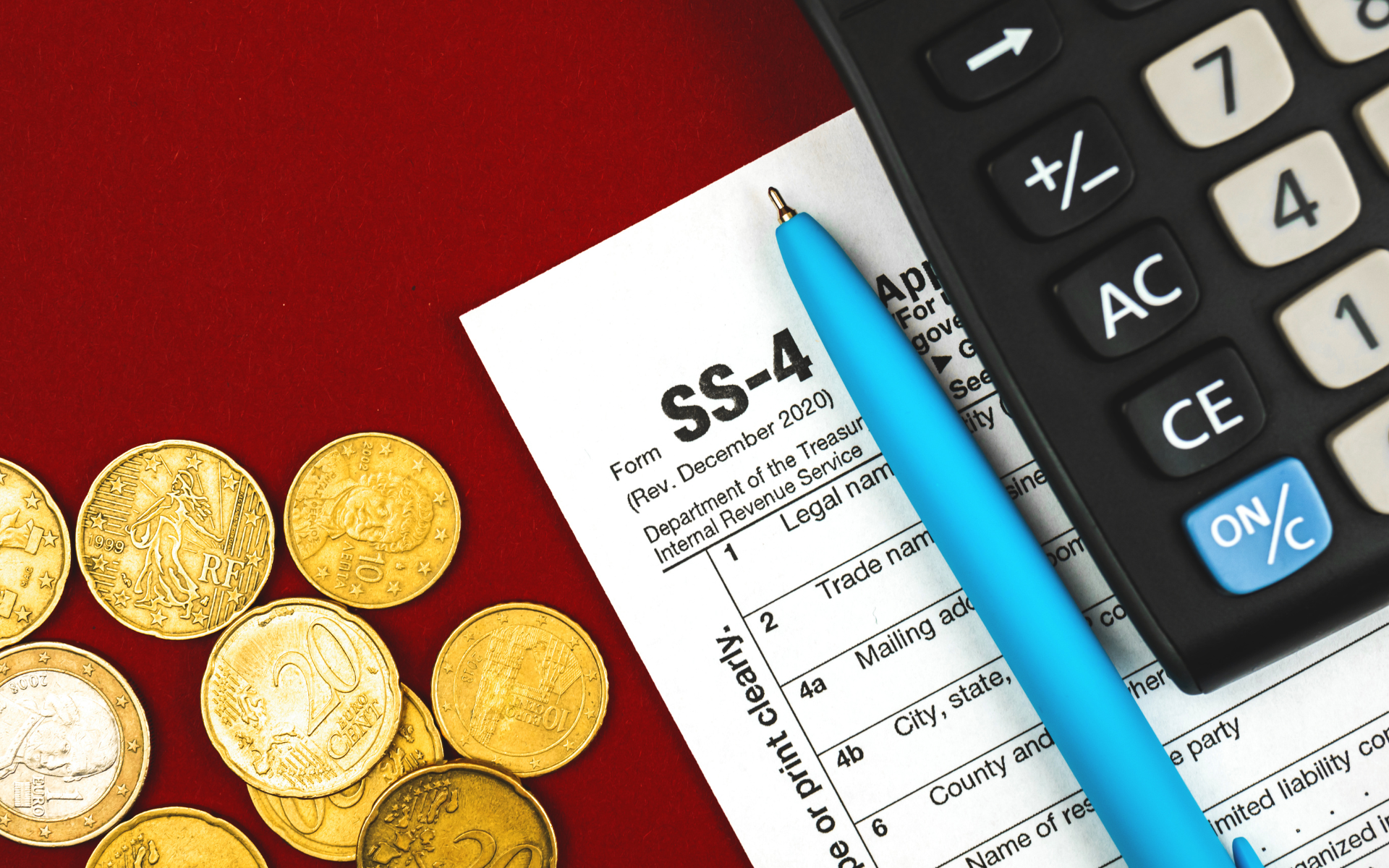 drafting ss-4 form elements fill