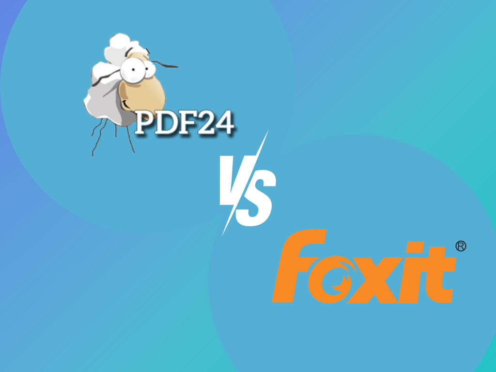 PDF24 vs. Foxit