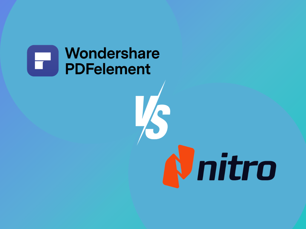 Wondershare PDFelement vs. Nitro Pro