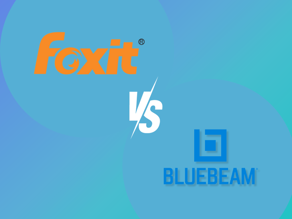 Foxit vs. Bluebeam