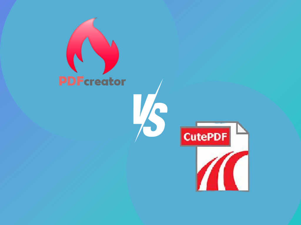 PDFCreator vs. CutePDF