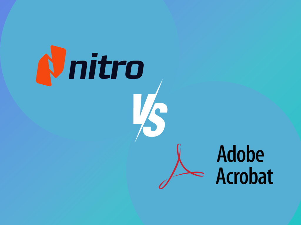 Nitro PDF vs. Adobe Acrobat