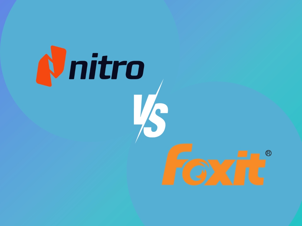 Nitro PDF vs. Foxit