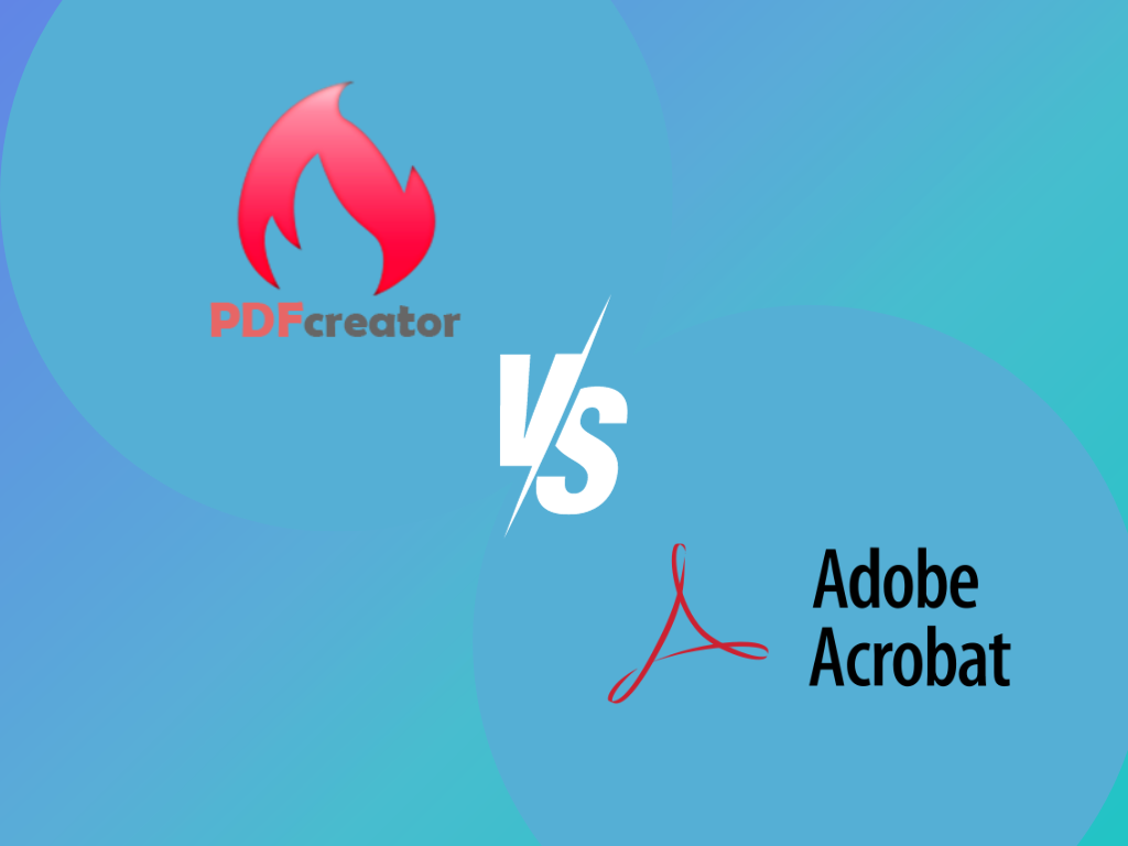PDFCreator vs. Adobe Acrobat