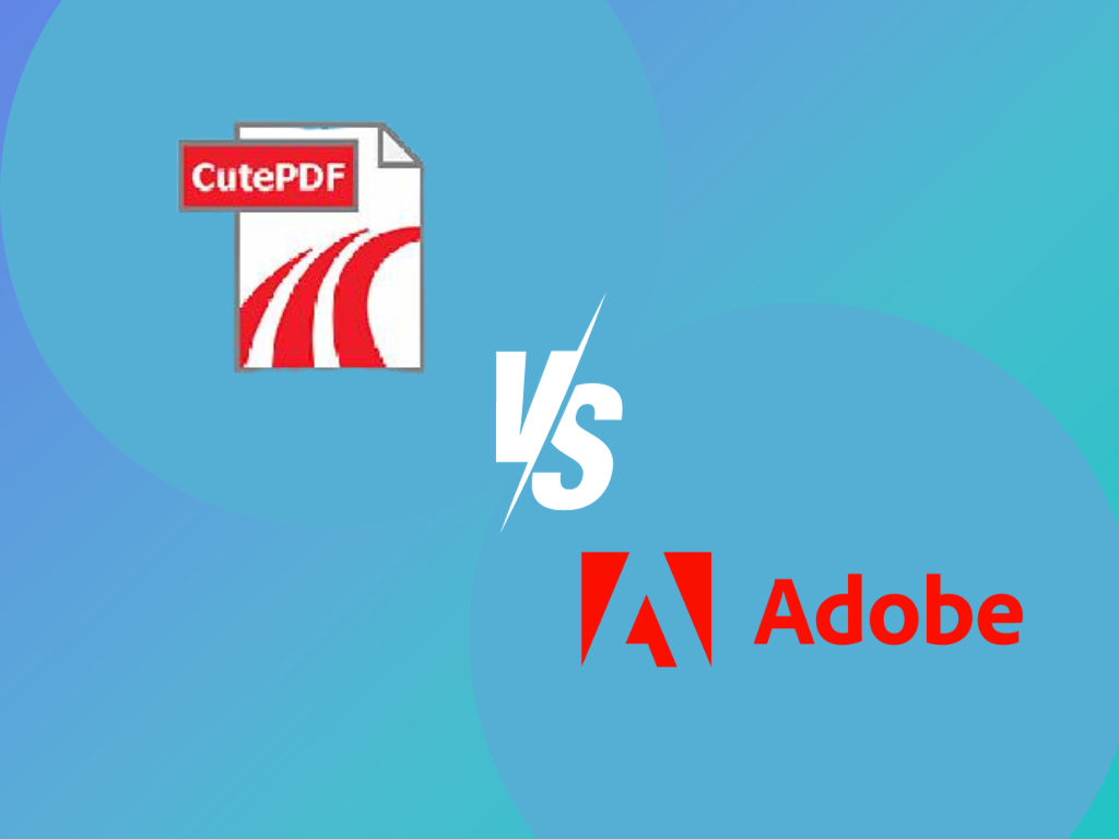 CutePDF vs. Adobe Pro