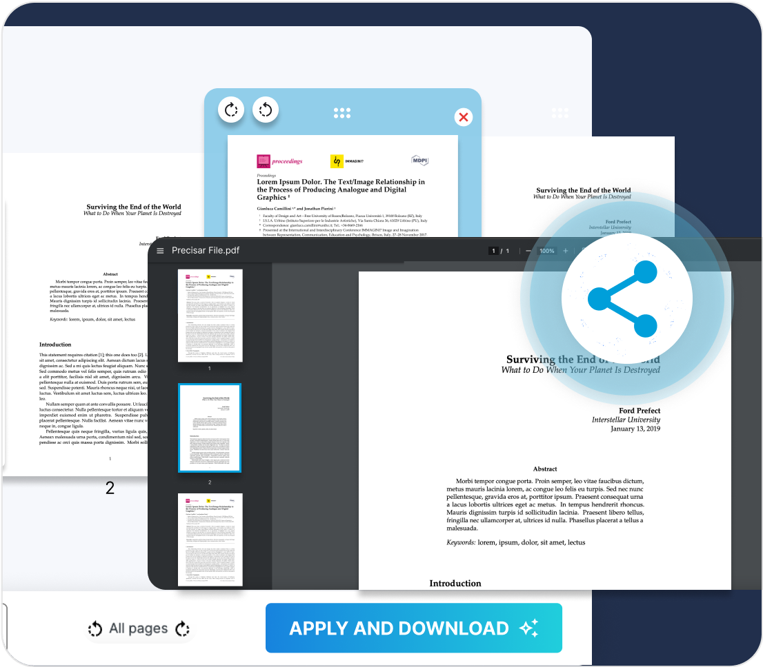 Rearrange PDF Files Online For Free Using Fill