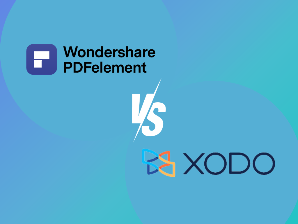 Wondershare PDFelement vs Xodo