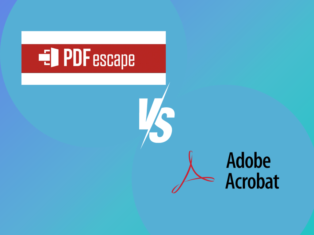PDFescape vs Adobe Acrobat