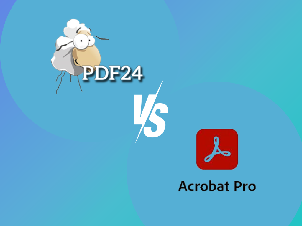 PDF24 vs Acrobat Pro