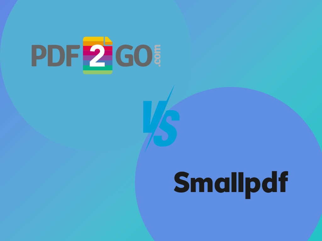 PDF2Go vs. SmallPDF