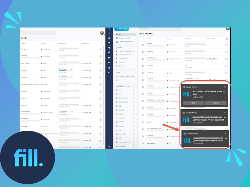 Push Notifications for Document Tracking: Simplify Your Document Workflow