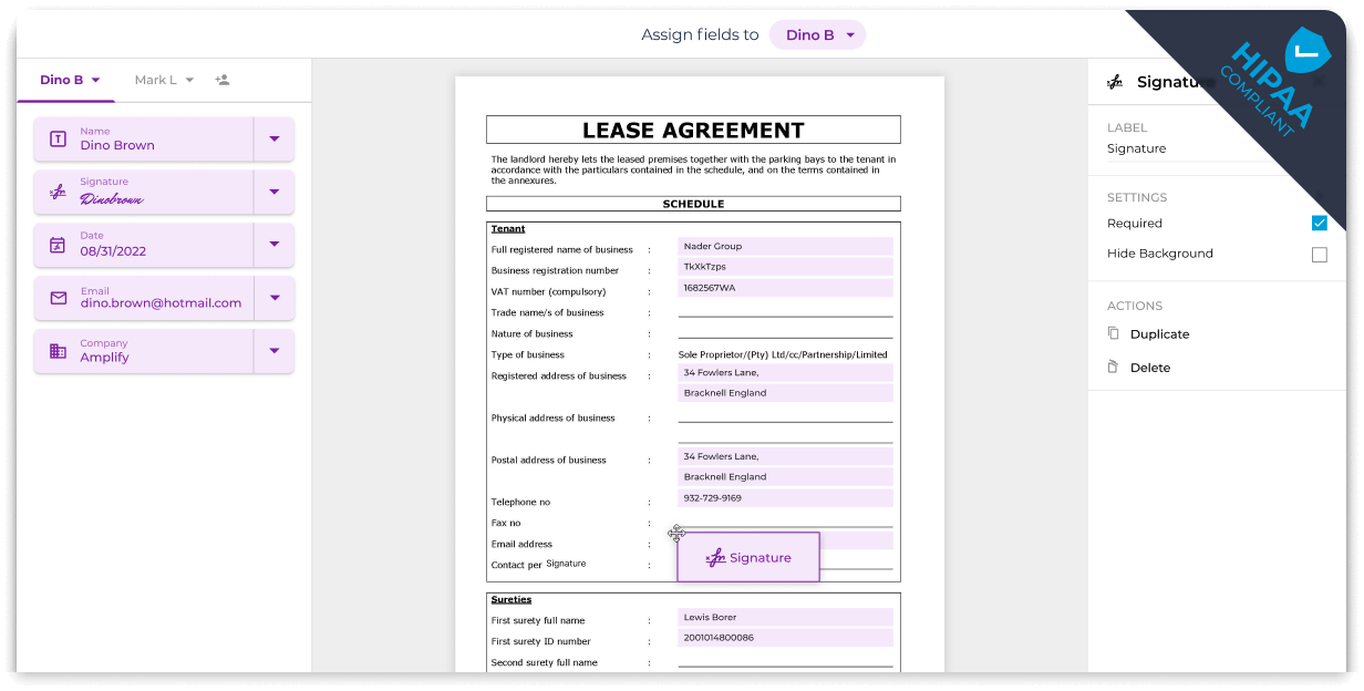 Create, sign and manage contracts with Fill Contract Management