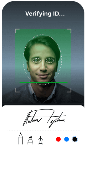 Face recognition verification to secure your documents