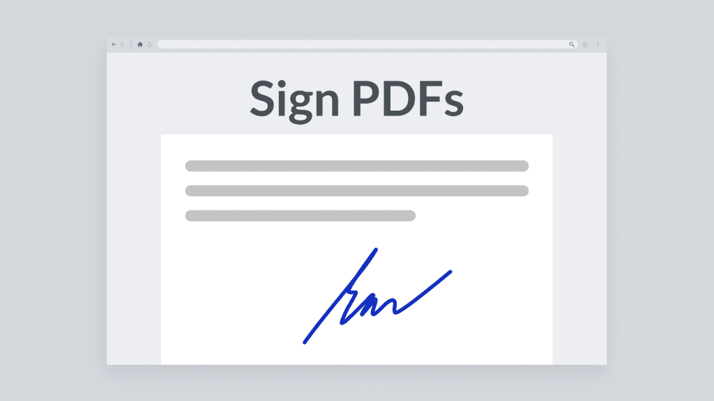 sign pdf