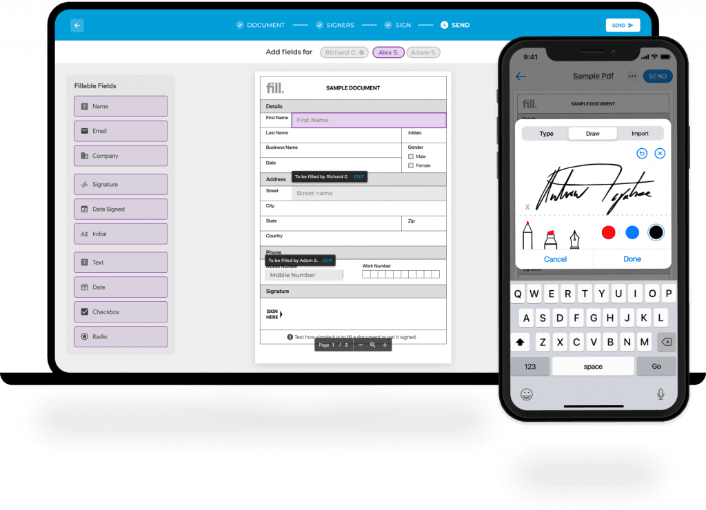 Create an electronic signature in Word?