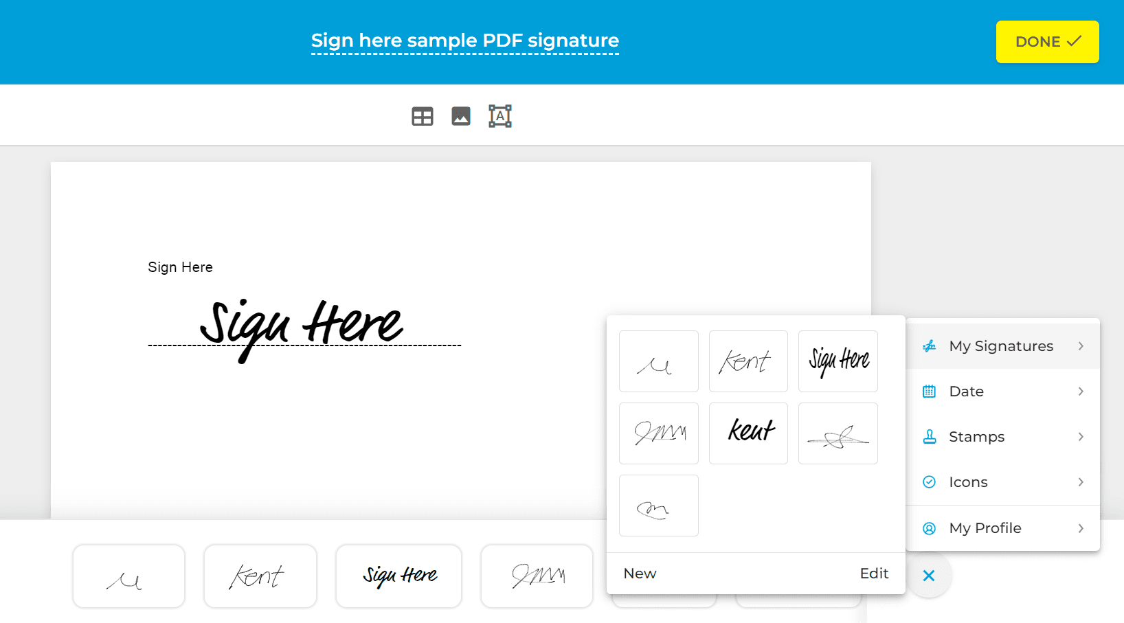 how to sign a PDF using Fill e signature maker