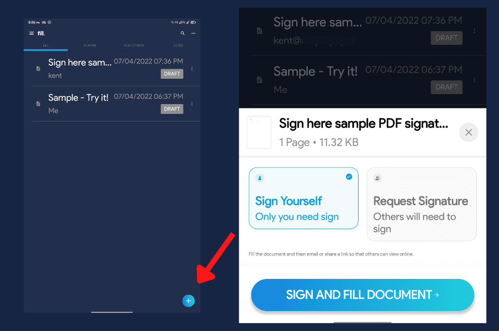 How to add signature on Google Doc