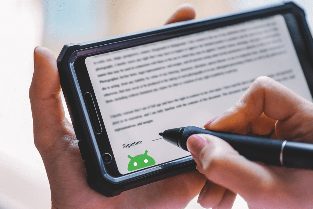 how to sign documents on your android phone