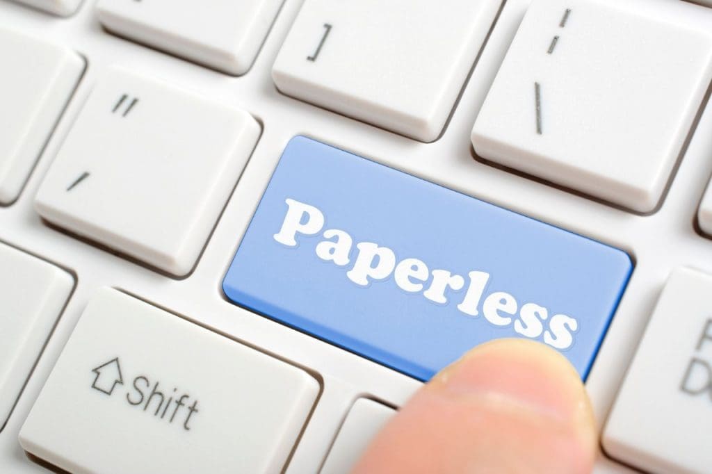 sustainable business practices paperless