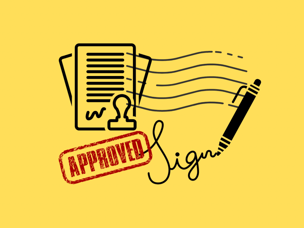 how to create a transparent signature