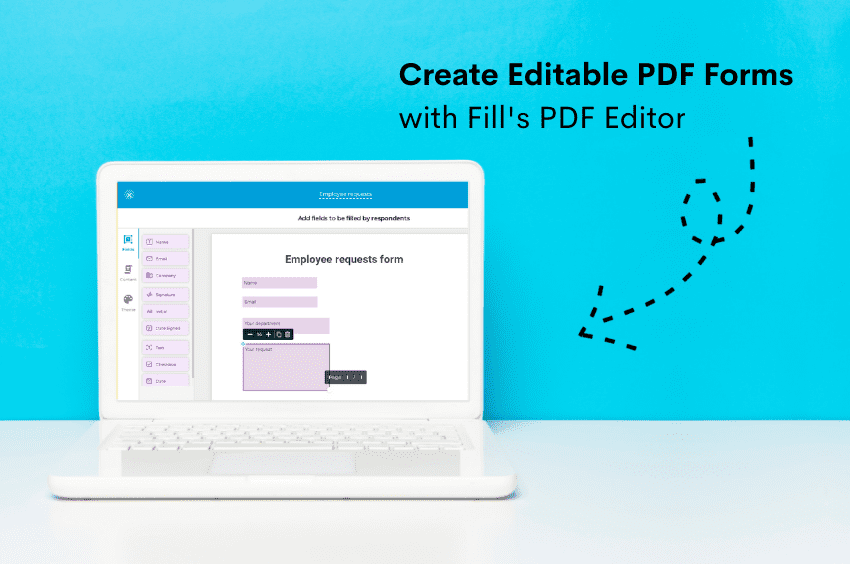 how to make an editable pdf forms