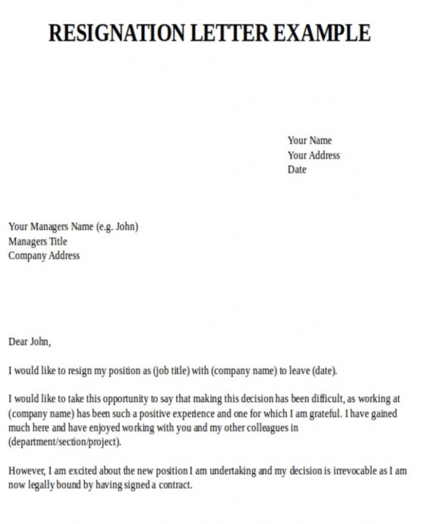 Get Template For Resignation Letter for Your New Job get-template-for-resignation-letter-for-your-new-job