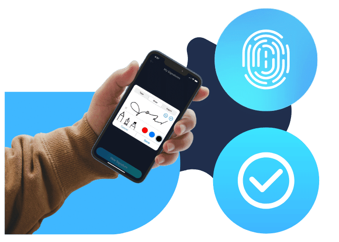eSignature authentication on Fill app mobile
