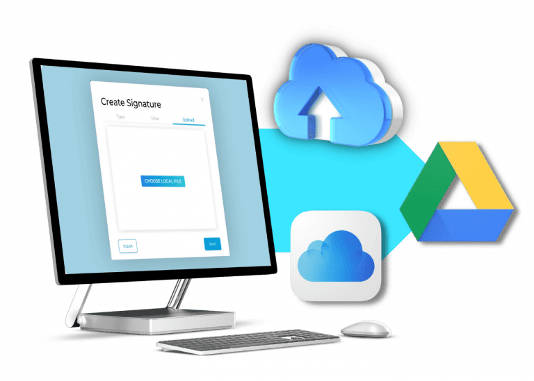 esign documents on Gmail, Microsoft 365, Apple mail or any documents online