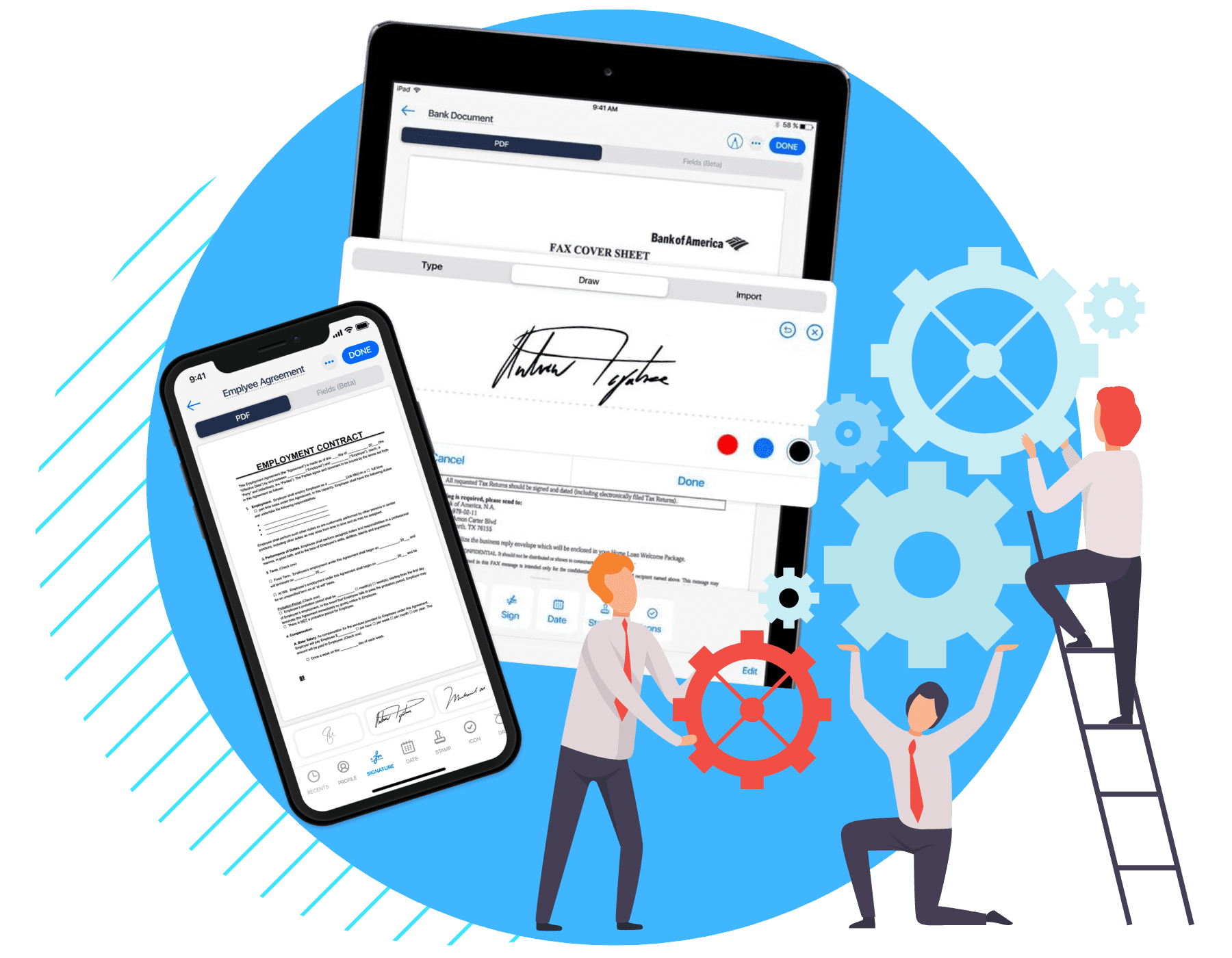 Create, manage and sign your contracts on iPhone and iPad