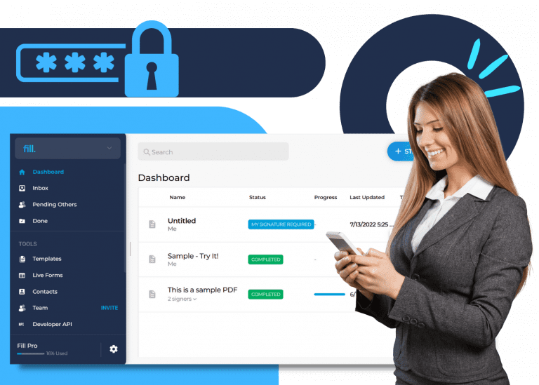 A satisfied client using HIPAA-compliant esignature
