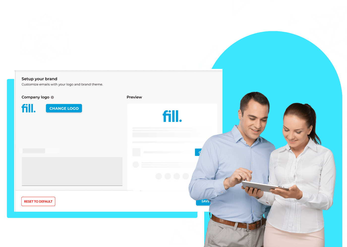 fill custom branding for esignatures