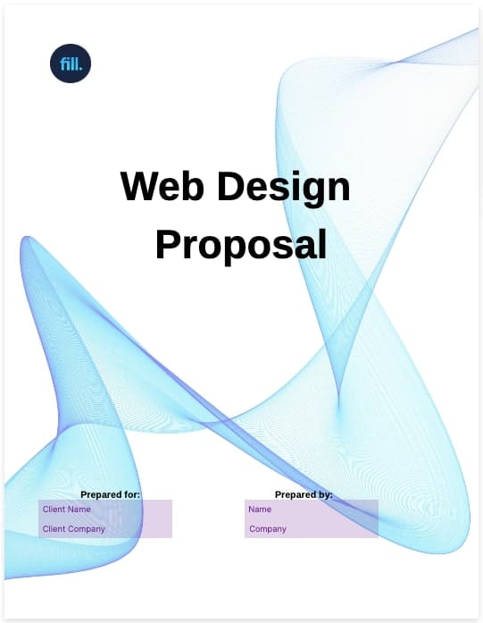 website design proposal template