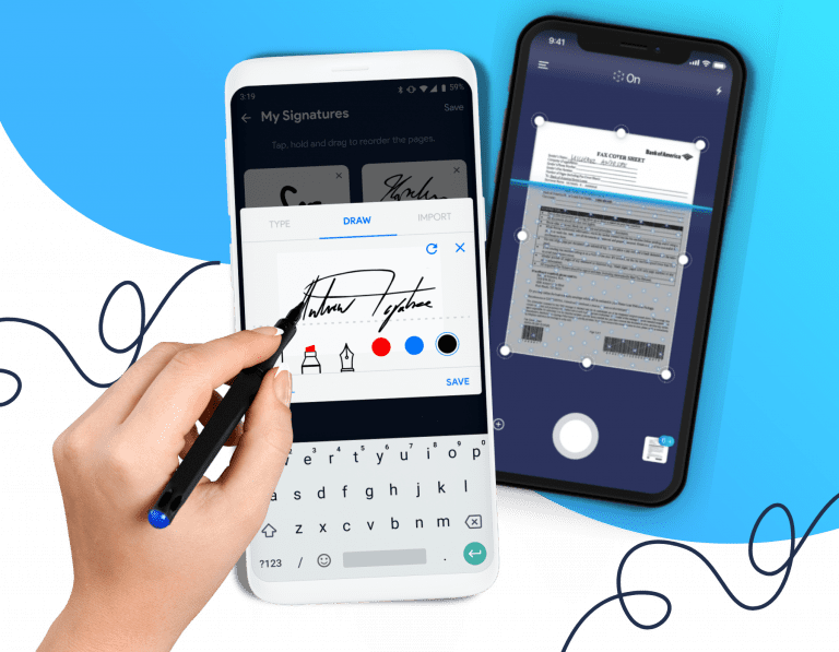 Developers and brokers can request signatures on their clients using their phones