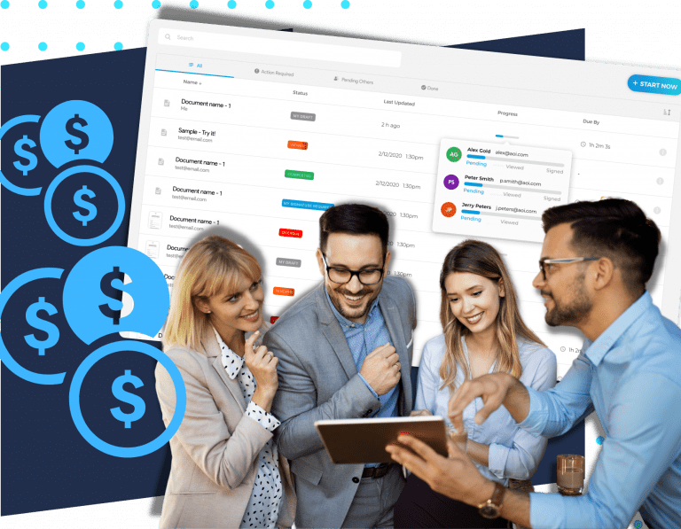 Move away from the traditional paper-based contracts and use online documents