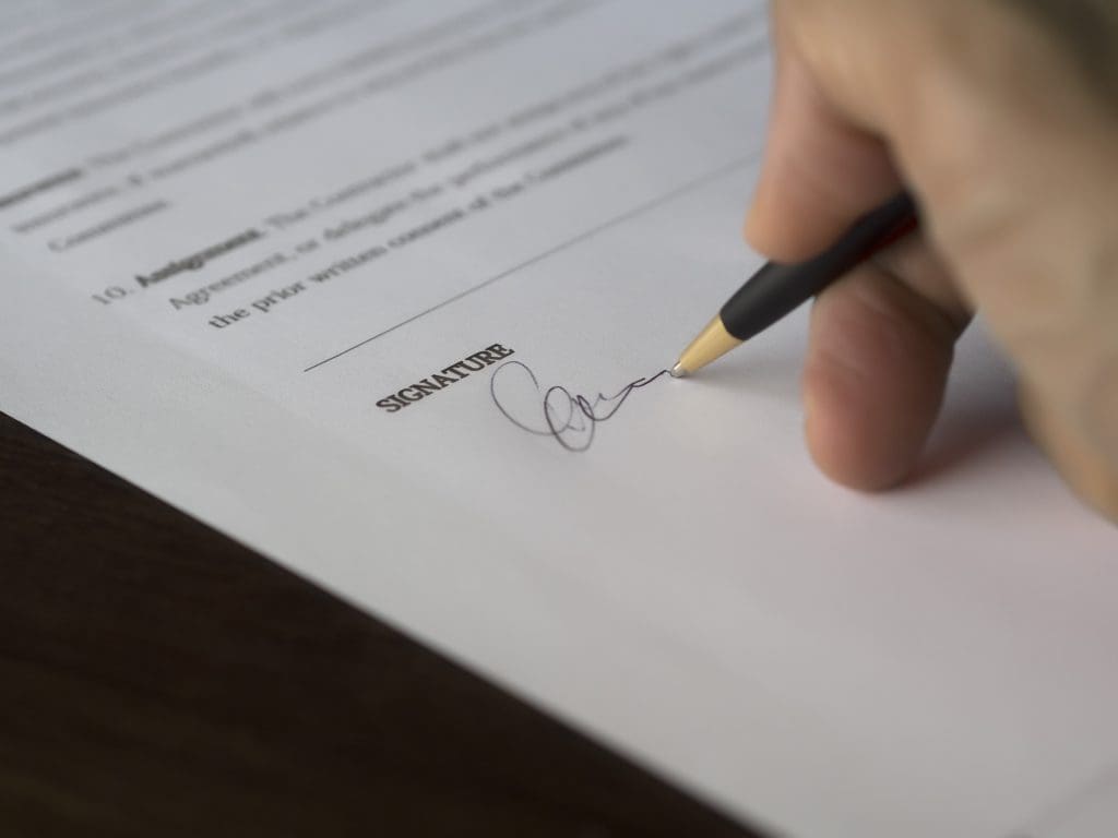 Sign business associate agreements with Fill