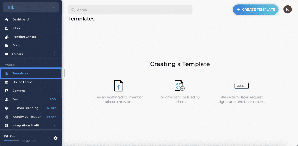 fill select templates