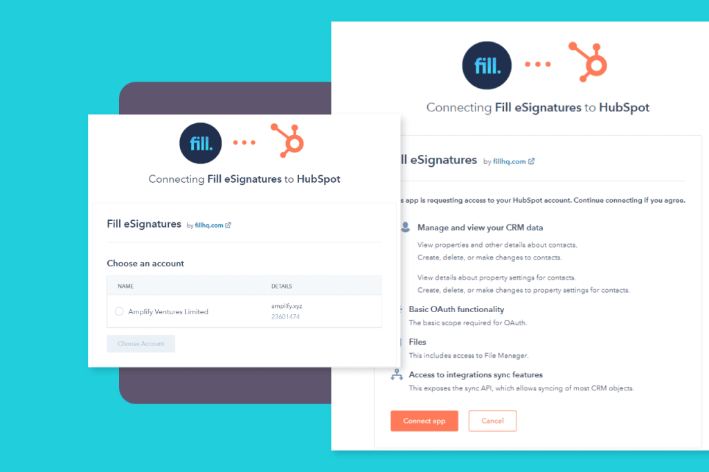 HubSpot eSignatures: Integrate Fill To Maximize Efficiency