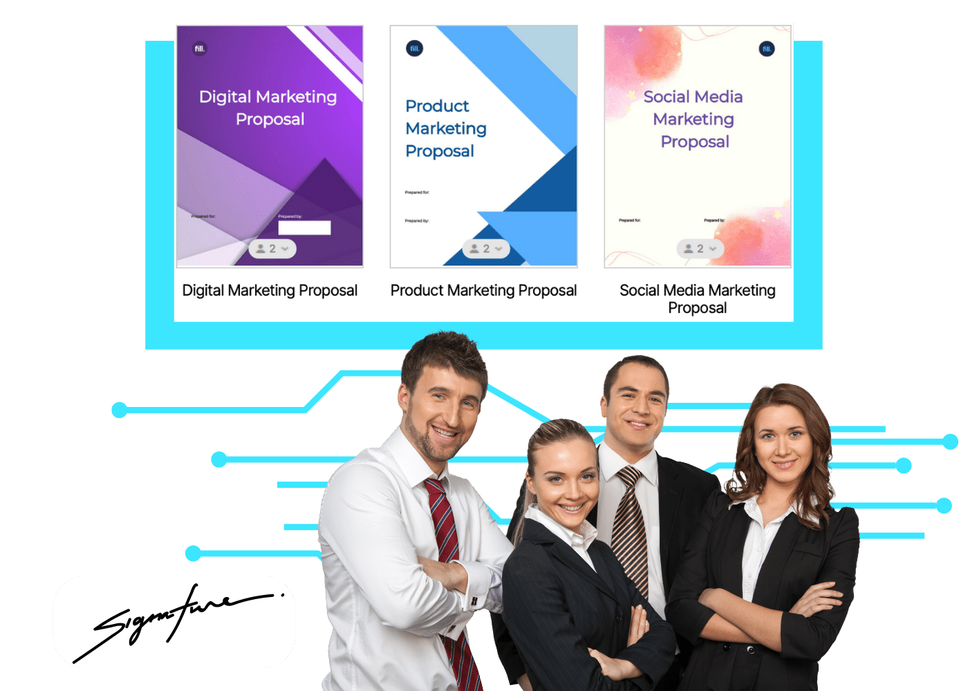 esignature for marketing services fill