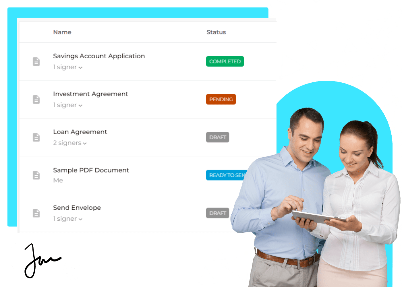 eSignature for Financial Services hero_img1 v1