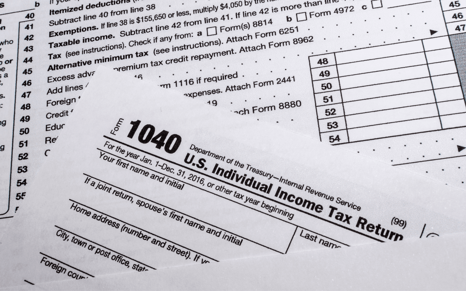 how to write form 1040 fill
