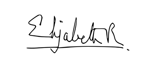 elizabeth signature