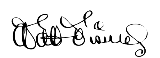 walt signature