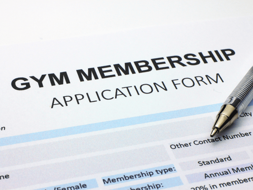 gym membership contract