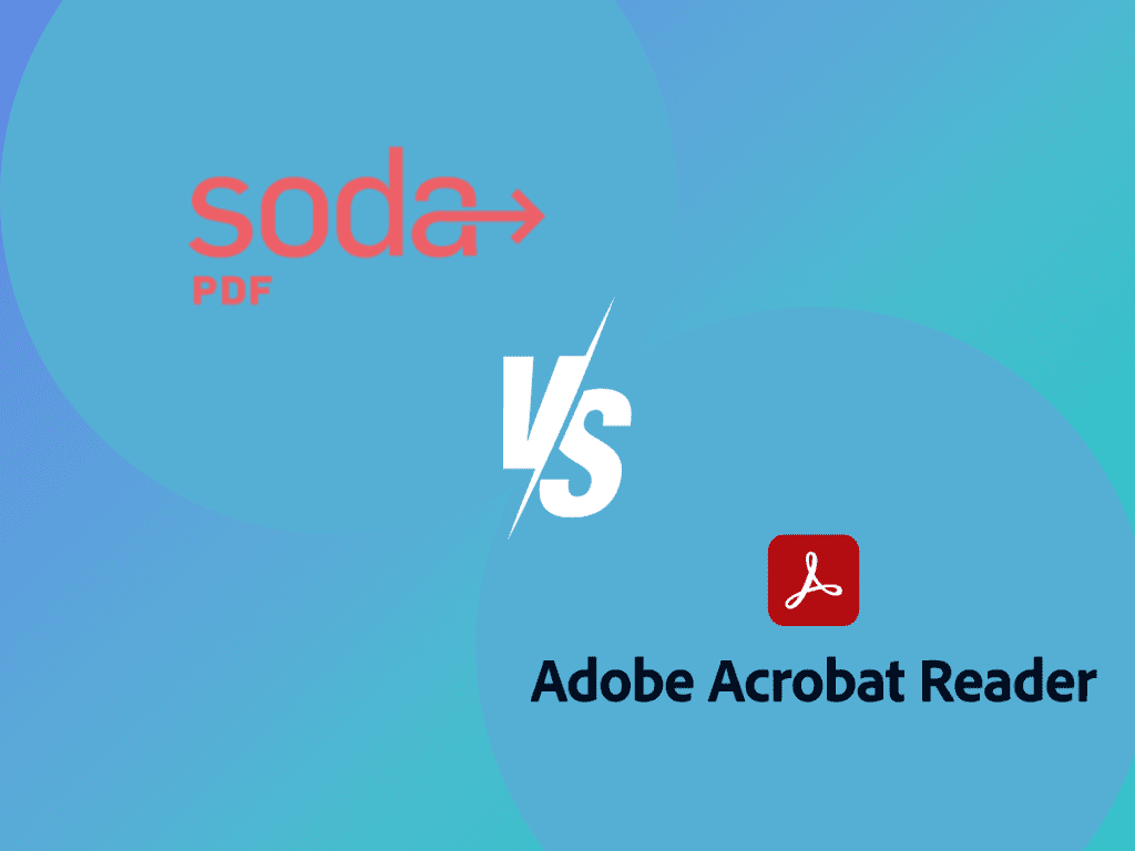 Soda PDF vs. Adobe Reader