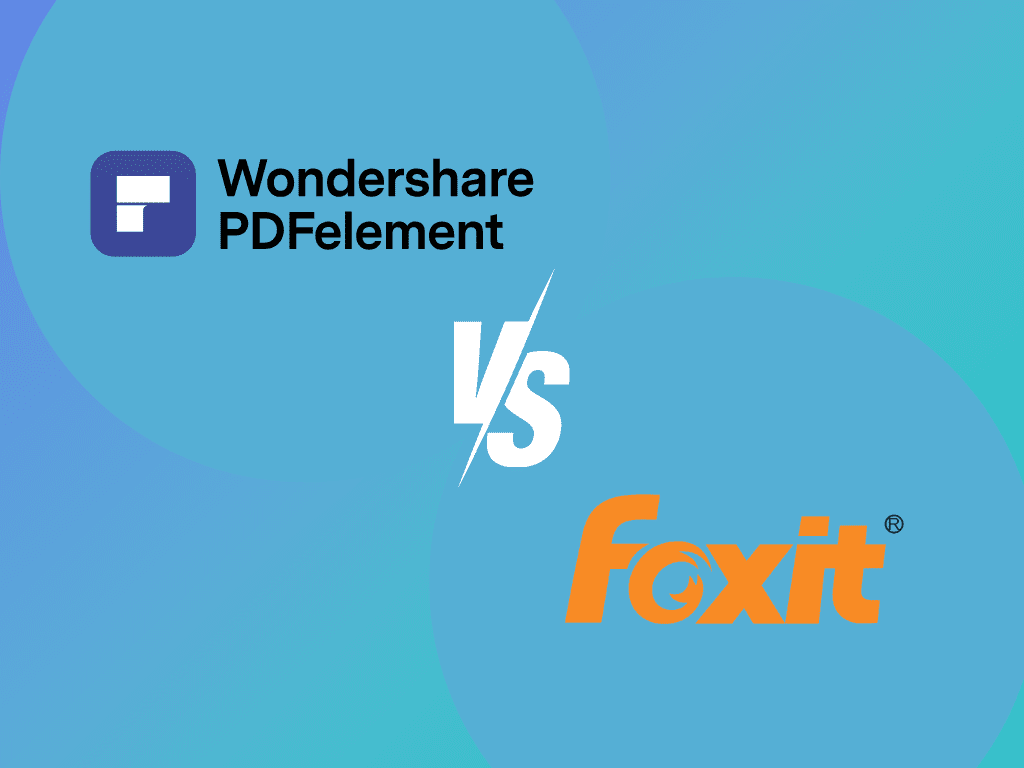 Wondershare PDFelement vs. Foxit