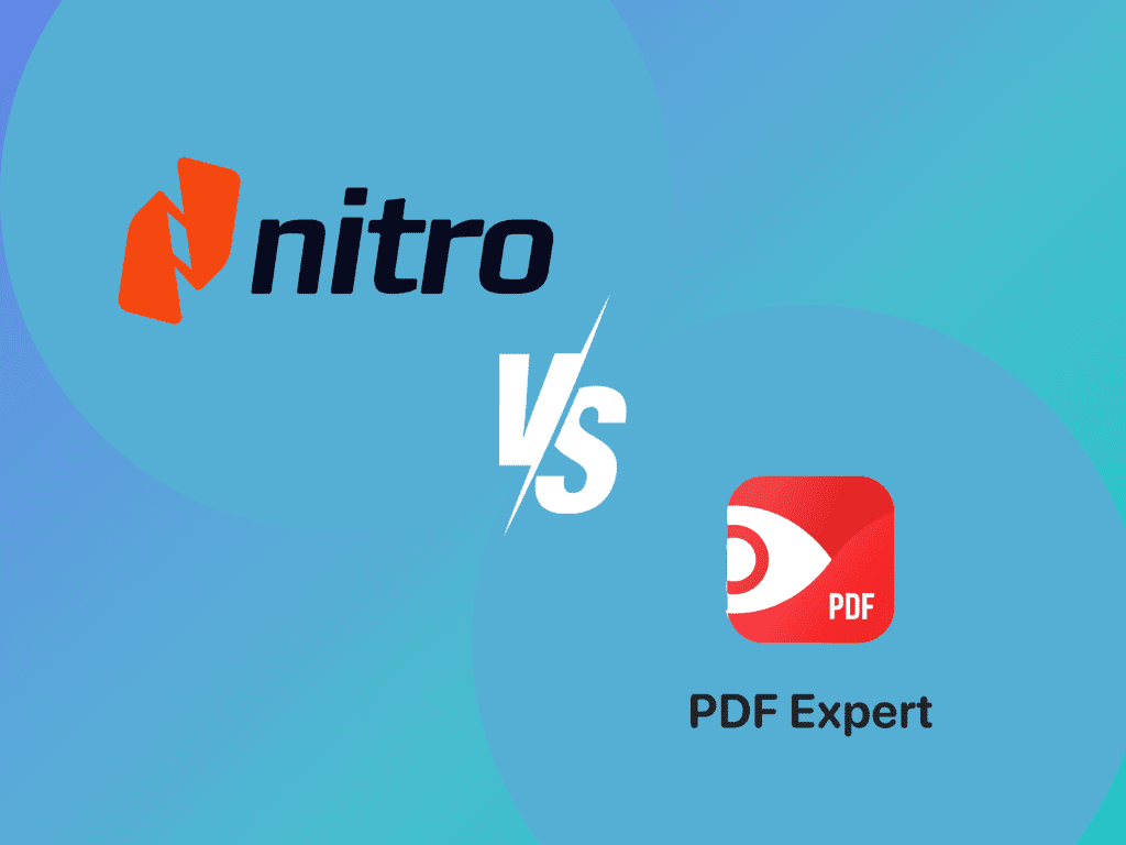 Nitro PDF vs. PDF Expert Fill